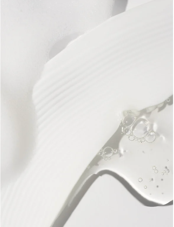 Close-up of a gentle formula texture, ideal for Sensitive Skin Face and Body Cleanser.